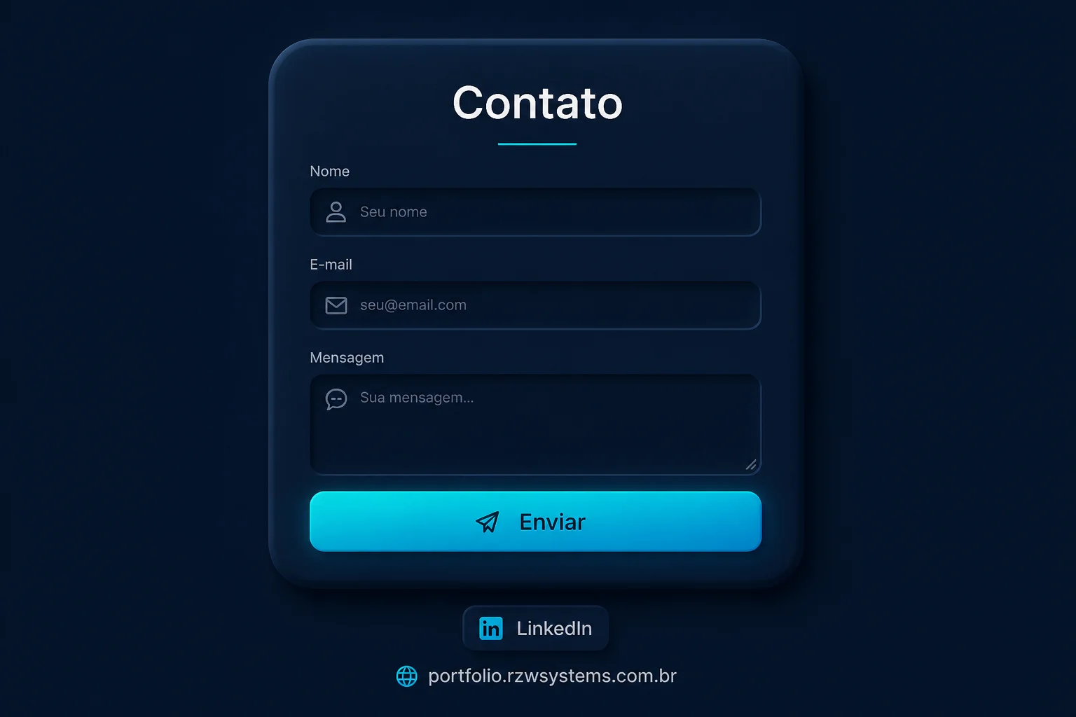 Portfólio Pessoal Roberto Zardetto — Landing page profissional em domínio próprio