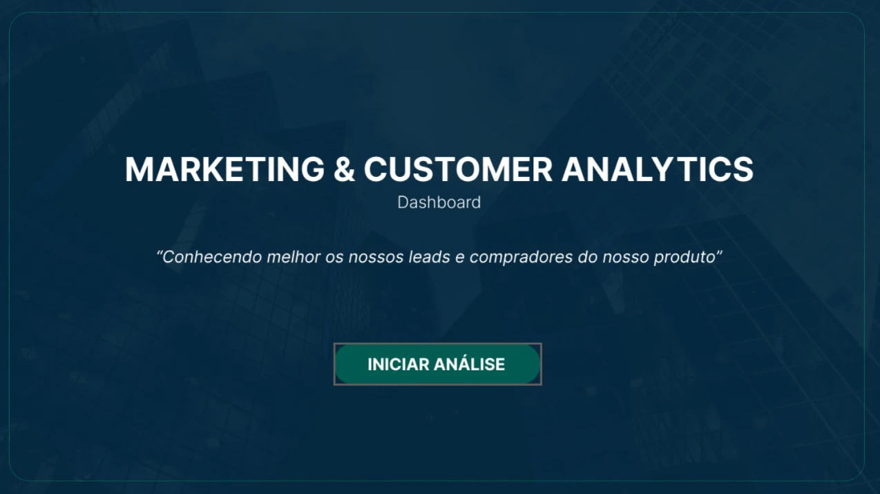 Dashboard de Marketing e Costumer Analytics