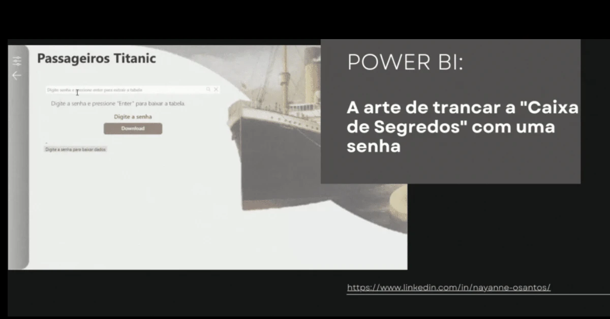 A arte de trancar a "Caixa de Segredos" com uma senha